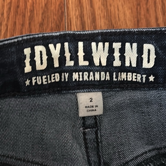 EUC Idyllwind By Miranda L Flare Out Dark Wash Jeans W2xL34 stretch, high rise - Picture 3 of 9